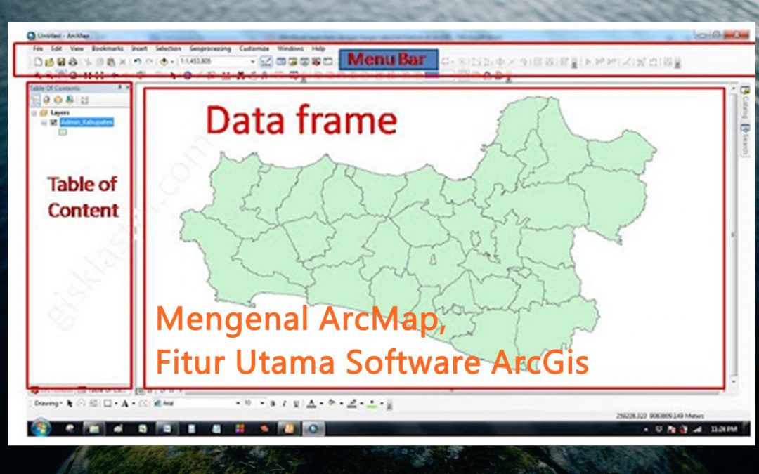 Mengenal ArcMap, Fitur Utama Software ArcGis